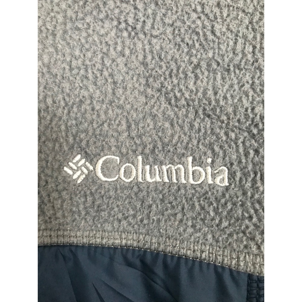 Columbia Men's Gray Fleece Full Zip Jacket XXL Warm Outdoor Layer - Picture 4 of 6